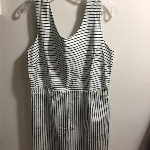 B&W Striped Dress from The Limited (Size 12)